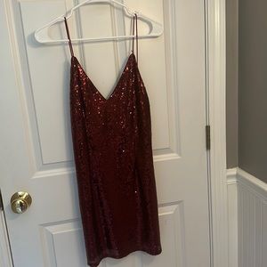 Tobi Short Sequin Dress